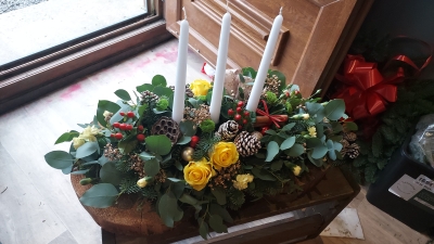 3 Candle Table Centre Piece.